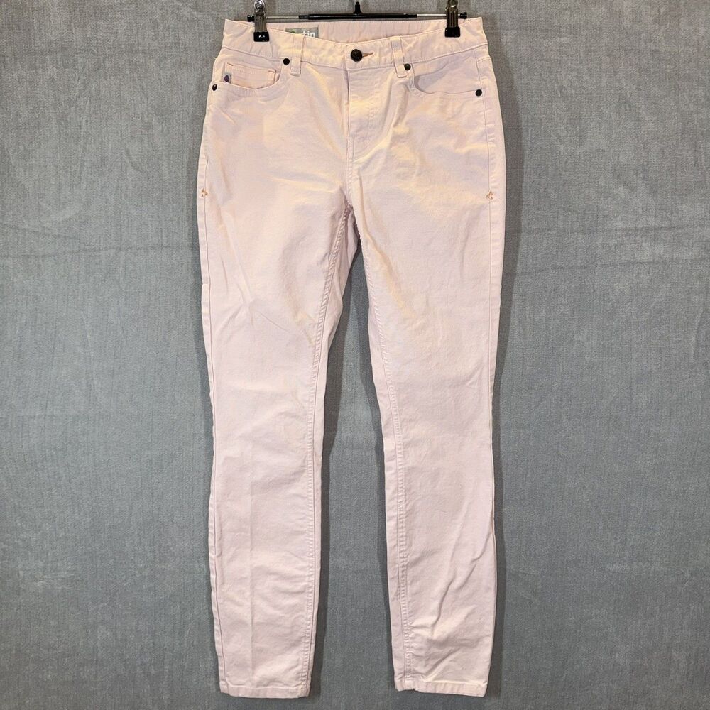 Stio Rivet Canvas Skinny Pants Womens 4R Tawny Pink Organic Cotton Stretch